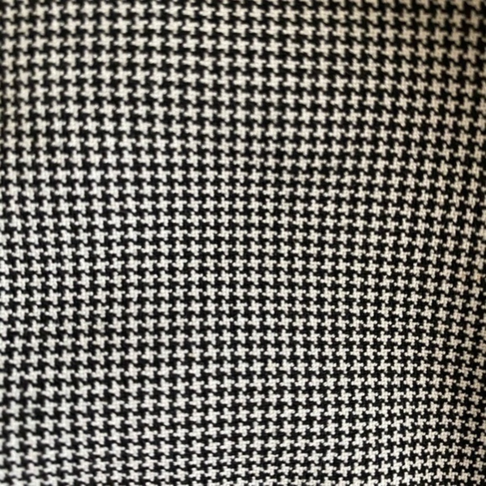 Zara Basic One Button Blazer Size M Houndthooth - image 8
